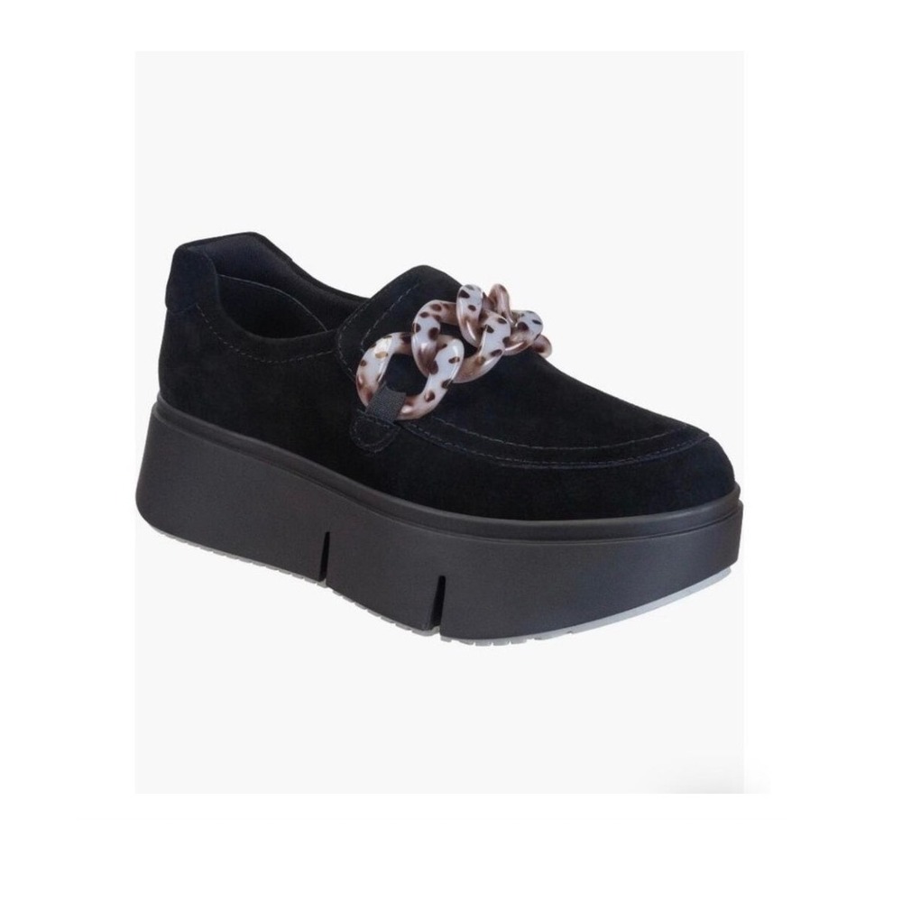 Naked‎ Feet Princeton Platform Loafers Black